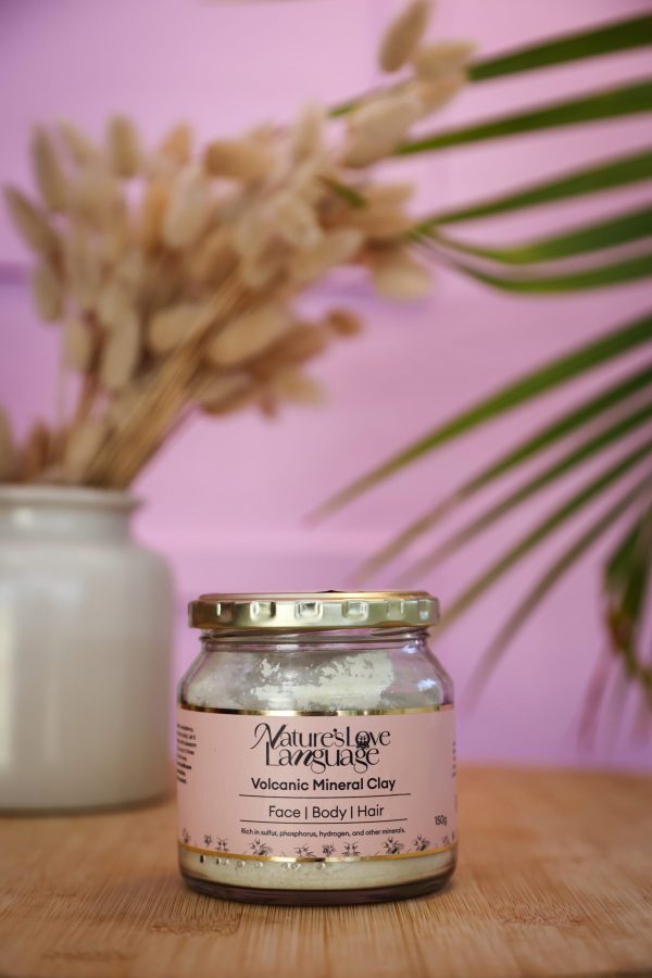 580A1630 Volcanic Mineral Clay for Facial, Body, and Hair Care